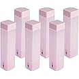 AQUAWARE Frosty Plastic Food Grade Fridge Square Water Bottle Gift Set(6 pieces, 1L,Pink) | 950 milliliter