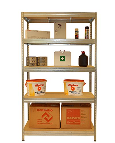 LC Regal Lagerregal 200x120x50 cm verzinkt 5 Böden - 3