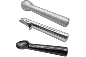 CLVPAI Cuillères à glace en aluminium-Cuillère Pelle à Crème Glacée Professionnelle,Poignée conductrice de chaleur,pour Crème Glacée Biscuits Pâte à Gâteau Melon (Pelle à glace)