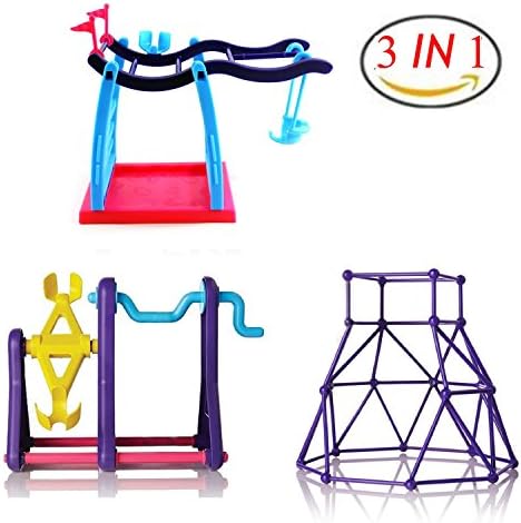 Interactive Baby Monkey,Interactive Baby Monkey Jungle Swing Gym Playset + Interactive Baby Monkey Climbing Stand +Intelligence Sticks Educational Building For Fingerlings Monkey