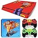 Produktbild 46 North Design Playstation 4 PS4 Slim Folie Skin Sticker Konsole Cartoon aus Vinyl-Folie Aufkleber Und 2 x Controller folie