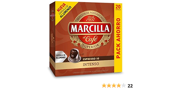 Capsulas Compatibles Nespresso®* Marcilla Intenso 20 Unidades : Amazon.de:  Lebensmittel \u0026 Getränke