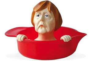 ‎INKOGNITO Zitronenpresse ''Angie'' aus stabilem Gießharz, handbemalt, lebensmittelechten Farben - Squeeze it! Ø 12 cm, Höhe 10 cm • 40580 ''Angela Merkel Zitronenpresse'' von Inkognito • Künstler: • Weihnachtliches • Küche & Frühstück • Haushalt • Dies + Das
