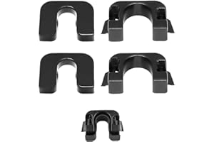XXLKVSK 2Pairs Rear Parcel Shelf Clips Luggage Bracket Retainer Clip Compatible with Ford Fiesta Focus Nissan B-MAX Mondeo Citroen DS3 C3 1539663 8A6146698AA 015532109E