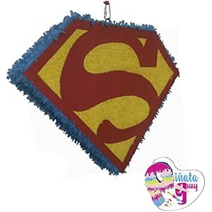 Superman Piñata.(Optionaler Stick)