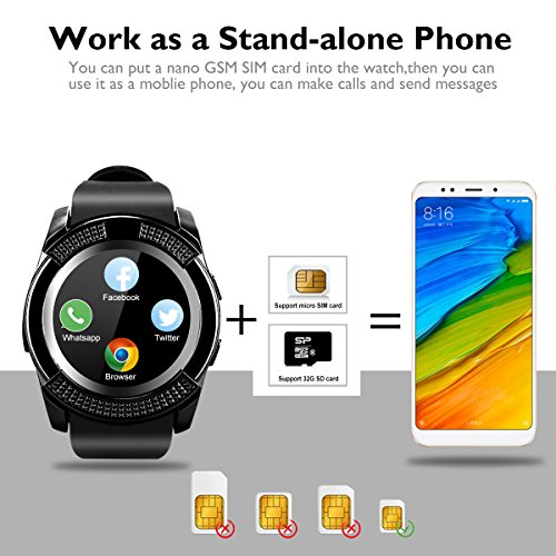 Bluetooth Smart Watch Wasserdicht Handy-uhr Sport Smartwatch Uhr Phone Touchscreen Armbanduhr Smart Uhr Telefon Kompatible IOS Andriod Iphone Smartphones