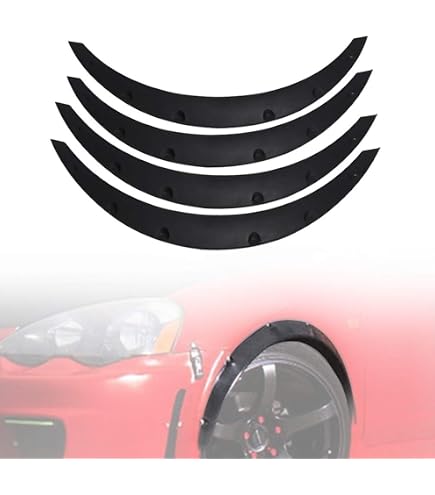 Garde-boue/élargisseur D'aile Pour Tesla Model Y (2020-2023) - Noir - 4 Pièces Avant/arrière