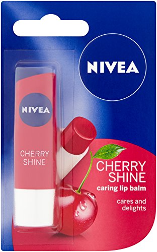 Nivea Shine Caring Lip Balm, 4.8 g, Pack of 12