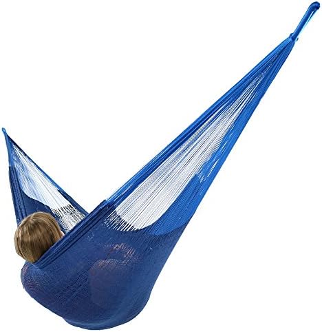 Outdoor Classics Blue Colored Family Mayan Hammock