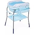 Chicco Cuddle & Bubble Vaschetta Bagnetto Fasciatoio Neonato Ergonomico con Materassino e Morbido Riduttore, Altezza Regolabi