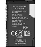 Battery Li-Ion For Nokia 3720 5220 XpressMusic 6303 6303i 6730 Classic C3 01 C5 00 C6 01 Replaced Bl 5ct 2657 3120