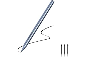 SUPERNIGHT Lápiz capacitivo para Microsoft Surface Stylus Pen Surface Slim 4096, sensibilidad a la presión, con punta de repuesto HBH2H para Surface Pro 34567XGoLaptopStudioBook (azul