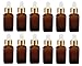 10 Ml (0.33 Fl Oz) Square Amber Glass Bottle With Glass Dropper for Essential Oils (12 Bottles) RS.1139.00