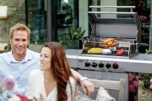 Enders BBQ Gasgrill KANSAS 3 SIK Turbo, Gas Grill 8725, Steak Turbo Zone, Simple Clean, Infrarot-Brenner, 3 Edelstahl-Brenner stufenlos, Grillwagen mit Seitenkocher - 12