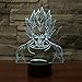 Produktbild 3d nachtlicht Kreative Dragon Ball 3D Led Visuelle 7 Farben Leuchte Usb Vegeta Tischlampe Lampara Nacht Baby Schlaf Nachtlicht Kinder Geschenke