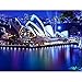 Produktbild ELGDX Diamond Painting Landscape Sydney Opera House Full Round/Square 5D DIY Diamond Mosaic Scenery Picture of Rhinestone Hh069,Square Drill,20X30Cm
