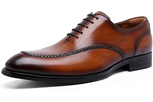 DESAI Chaussures Derby Hommes Chaussures d'affaires Formelles Lacets Richelieus Chaussures Toilette Confortables Respirantes