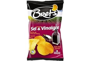 BENEDICTA BRET'S - Chips Saveur Vinaigre 125G - Lot De 4
