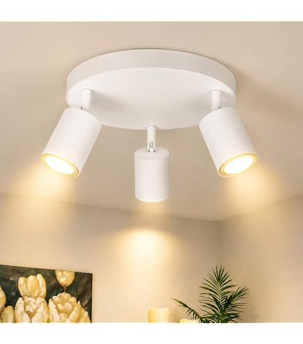 ZMH Deckenstrahler 3 Flammig Holz Vintage Deckenlampe E14 Deckenleuchte | Küchenlampe aus Metall Industrial drehbar 350° Spotlight Deko für Küche Schlafzimmer Flur Wohnzimmer (ohne Leuchtmittel ZMH Deckenstrahler 3 Flammig Holz Vintage Deckenlampe E14 Deckenleuchte | Küchenlampe aus Metall Industrial drehbar 350° Spotlight Deko für Küche Schlafzimmer Flur Wohnzimmer (ohne Leuchtmittel