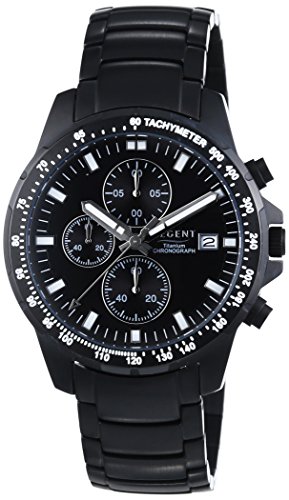 Regent Herren-Armbanduhr XL Analog Quarz Titan 11090327