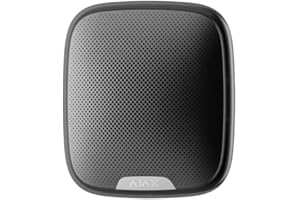 VIDEOTECNOLOGIA 38179 Streetsiren Sirena Da Esterno Senza Fili Nera, Volume Regolabile Fino A 113 Db, Indicazione Luminosa Led