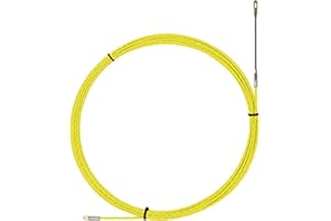 Arnocanali Snake Amf3.010 Sonda Spiralata Poliestere, 10 metri Ø 3 mm, Giallo