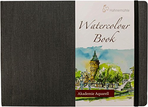 Aquarellbuch, Landschaftsformat 200 g/m², 30 Blatt/60 Seiten, A4