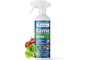 Kopparspray 1 L – Naturlig färdigblandad behandling för prydnadsväxter, fruktplantor, trädgård och trädgård – Med koppar, kaolin och mikroelement (ramespray)