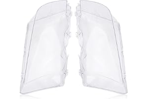 Esenlong Cubierta de Lente Transparente para Faro Izquierdo Y Derecho para Bmw E46 3 Series 1998-2001 4 Puertas Lentes de Faro de Coche