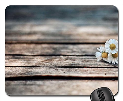 Preisvergleich Produktbild White daysies Mouse Pad, Mousepad (Flowers Mouse Pad)