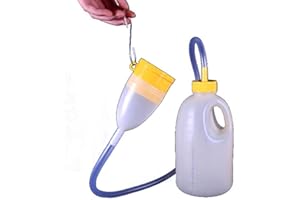 PMSANZAY Deluxe Herren Töpfchen Tragbare Urinflasche 1700 ml Sammler Toilette Urinieren für Krankenhaus, Zuhause, Camping, Auto, Reise, Toilette, Urinal Bett Urinal