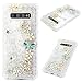 Produktbild Niocase Ersatz für Hülle Samsung S10/S10 Plus Transparent Glitzer Crystal Case Hülle Silikon Schutzhülle Durchsichtig, Muster Glänzend Kristall Handyhülle Tasche Etui Bumper Alles TPU