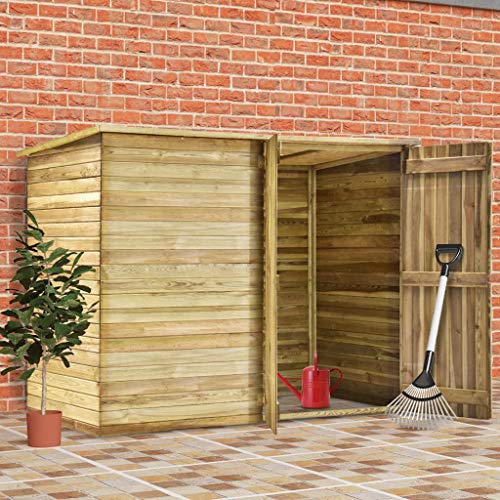 Mewmewcat Geratehaus Gerateschuppen Gartenschrank Gerateschrank Aus Holz 79 X 49 X 190 Cm Wasserfest