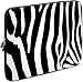 Produktbild Sidorenko Tablet PC Tasche für 10-10.1 Zoll | Universal Tablet Schutzhülle | Hülle Sleeve Case Etui aus Neopren, Schwarz/Weiß