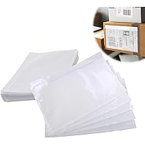 Buste Porta Documenti Adesive - 30 Pezzi Trasparenti 19x24cm - Foto 5