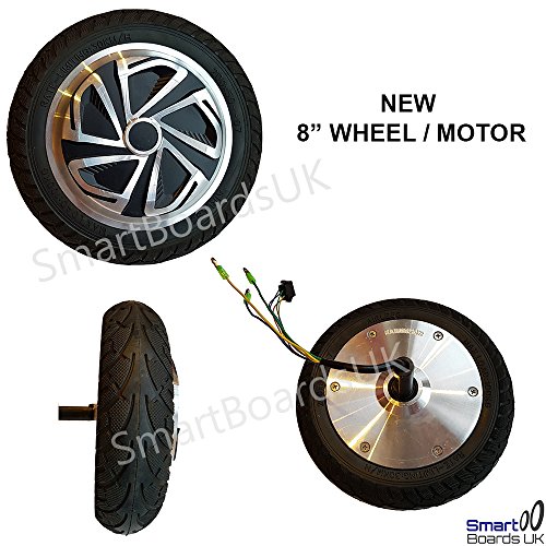 WHEEL / MOTOR fits 8 Inch Hoverboard, Swegway, Self Balance Scooter, Swagway, ioHawk, Phunkee Duck, Bluefin 8" (SINGLE)
