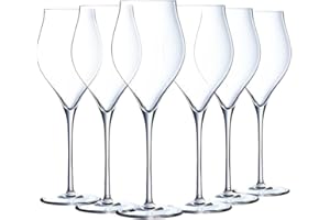 CHEF & SOMMELIER Chef&Sommelier - Collection Exaltation - 6 flûtes à Champagne 30 cl - Fabriquées en France - Emballage renforcé