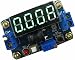 Produktbild DC-DC-Abwärtswandler Stabilisator 4,5 24 V auf 1 V 20 V einstellbar Abwärts Netzteil Spannungsregler mit grünen Voltmeter Amperemeter