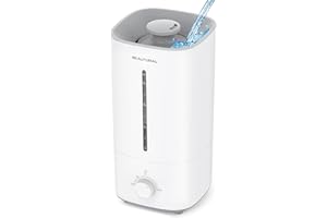 BEAUTURAL Humidificateur d'Air Bébé 4.5L, Humidificateur Silencieux, sans d'eau Arrêt Automatique, pour Bureau, Maison, Chambre