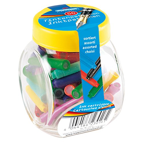 Stylex 23016 Tintenpatronen farbig, Kunstoffbox, 50 Stück - 2