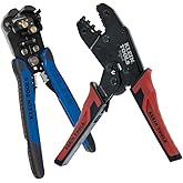 Klein Tools 80013 Kablo Alet Seti, Otomatik Kablo Sıyırıcı ve Cırcırlı Yalıtımlı Terminal Sıkıştırıcı, Harika Elektrikli Alet