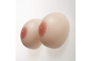 BZDJS Formes de prothèse mammaire auto-adhésives en silicone 3 couleurs de peau Faux Seins Seins Ronds pour patiente de mastectomie, cosplay, vêtements transgenres