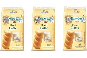 PRESTIGE FOOD & WINE Flauti Latte *Lait 100% italien - MULINO Bianco - Lot de 3