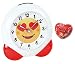 Produktbild Wecker mit Schoko-Herz Geschenk Liebe Love Smiley Emoti Rot - Atlanta 1918-1 VAL