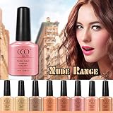 NEW OFFICIAL CCO 2016 NUDE RANGE COLORS UV LED NAIL GEL POLISH PROFESSIONAL SOAK OFF COLOURS TOP COAT BASE COAT CLEANSER REMOVER