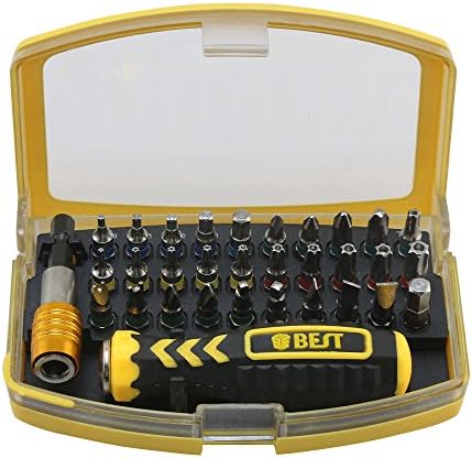 30 Great for Assembly and Bits Screwdriver Repair Kit Brico Faidate with Belt Hook for Computer Hydraulic Electrician Masons Magnetic Torx Repair Professional Electronic Computer Maintenance