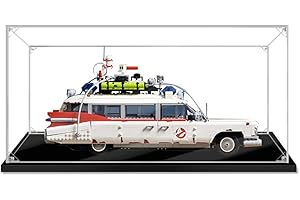 HYCH Teca Acrilico Vetrina per Lego 10274, Casella di visualizzazione Compatibile per Lego 10274 ECTO-1 Ghostbusters (Non Incluso Modello) (2MM)
