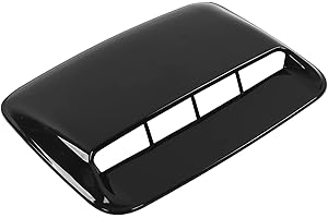 PANV Cadre de Sortie d'air de Capot, Couvercle de Prise d'air de Capot Noir Brillant