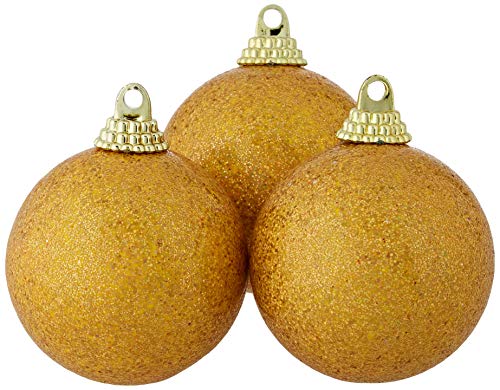 Viscio Trading 121330 Sfera, Oro, 5 x 5 x 5 cm, Set da 3 pezzi