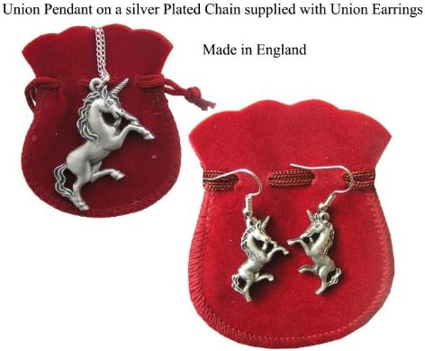 Unicorn Earrings and Necklace Pendant, Unicorn Gifts